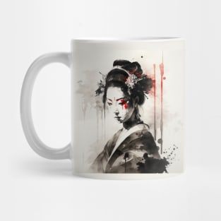 The Graceful Beauty of a Geisha Mug